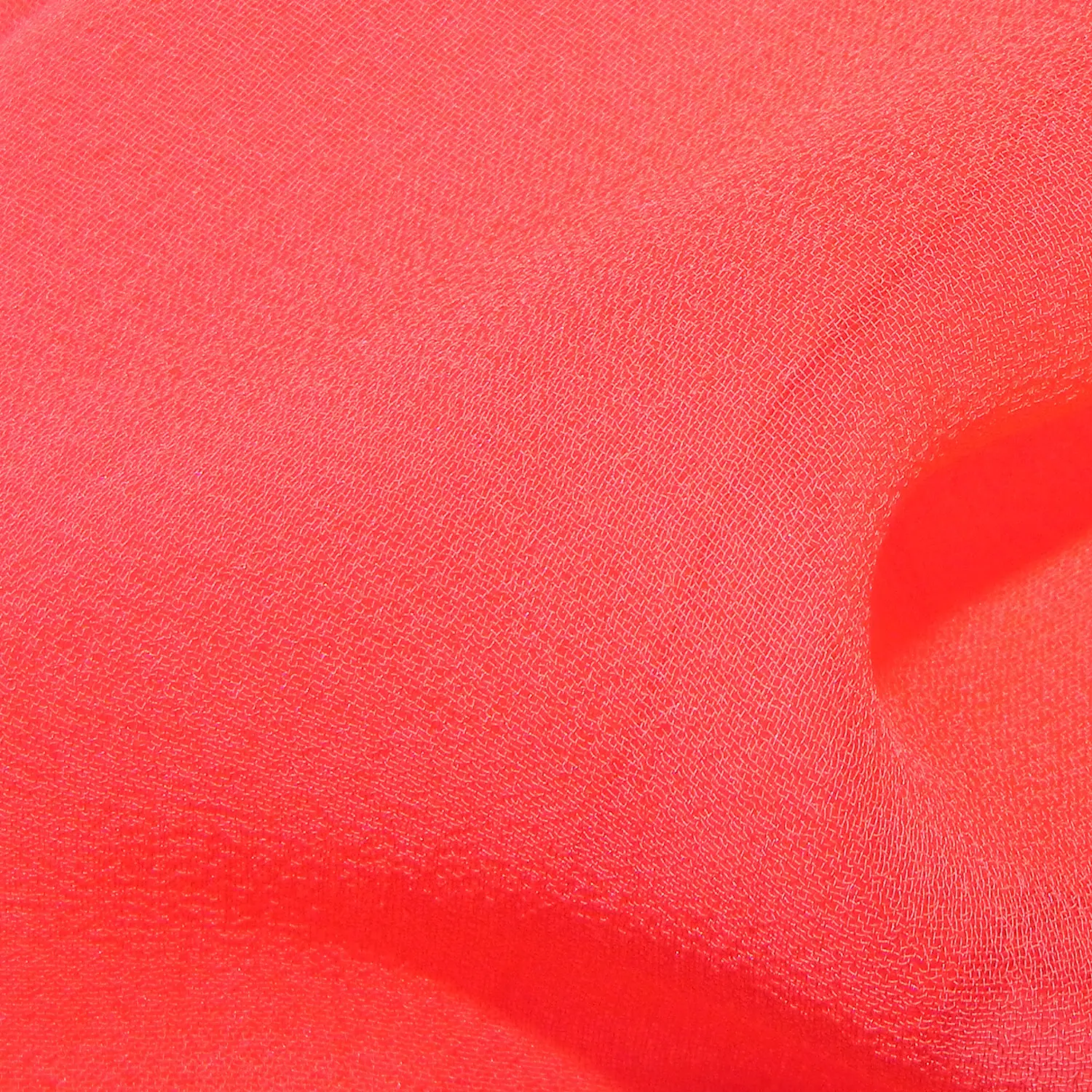 SILK GEORGETTE - 34GSM - RUBY RED
