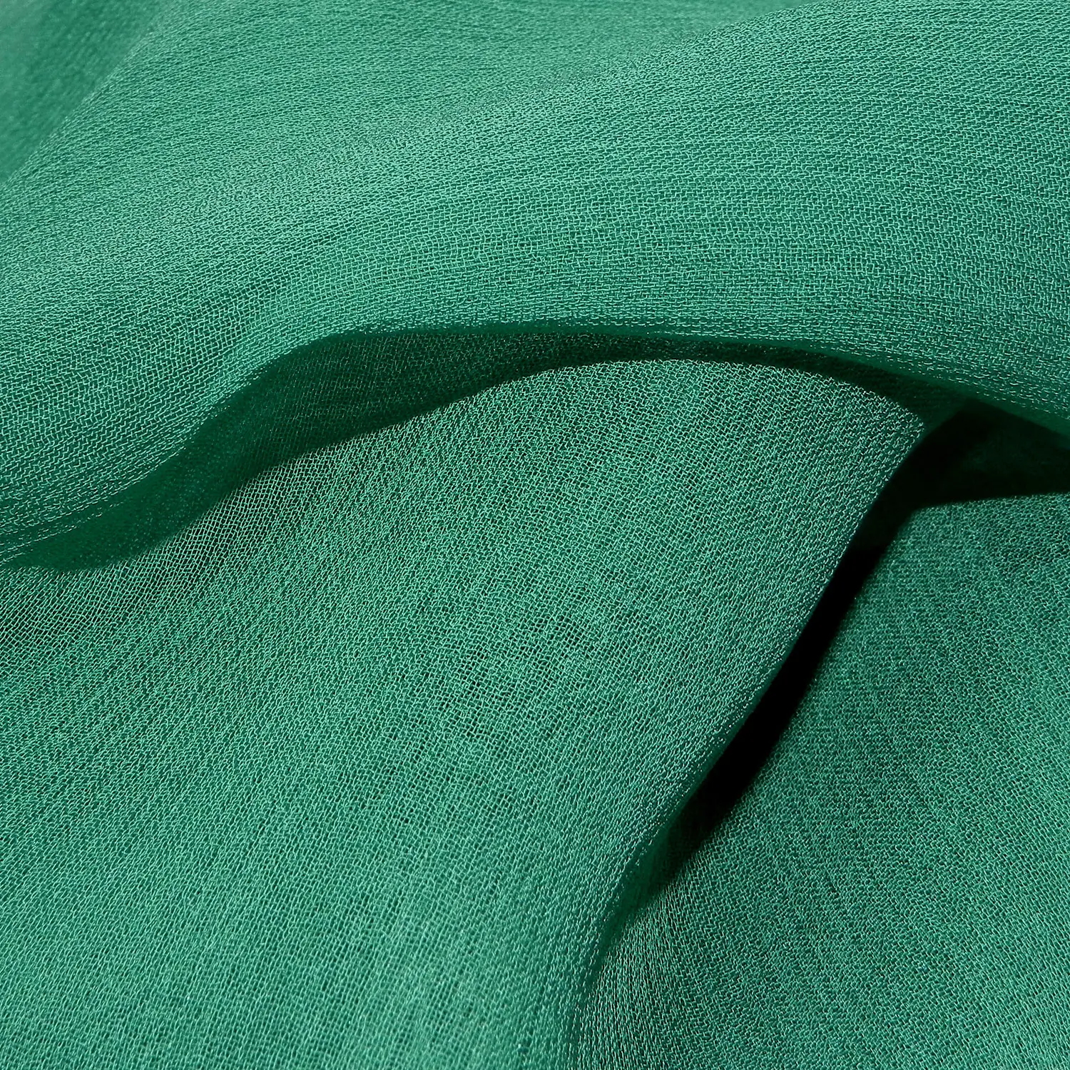 SILK CHIFFON - 35GSM - BOTTLE GREEN
