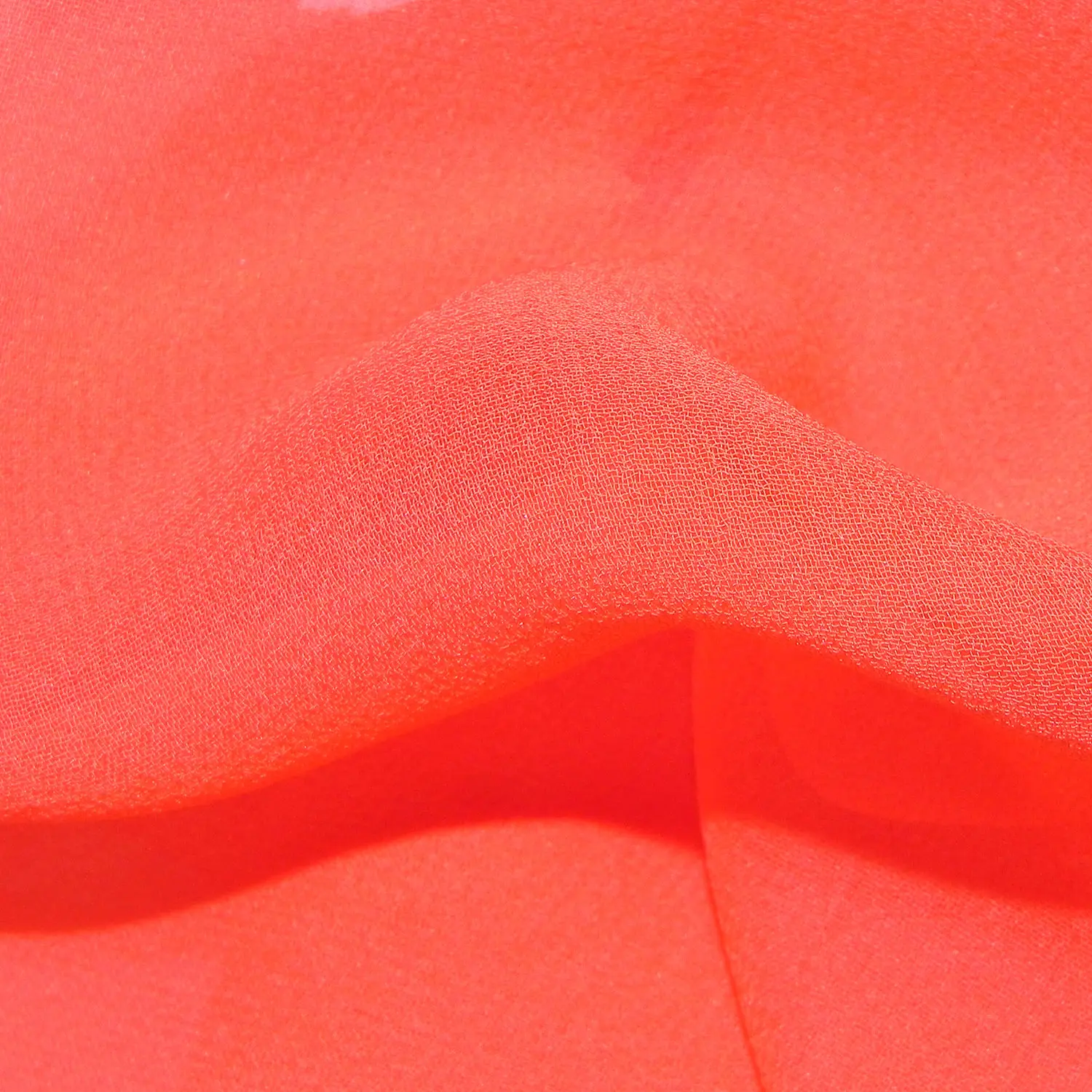 SILK GEORGETTE - 34GSM - DEEP SEA CORAL