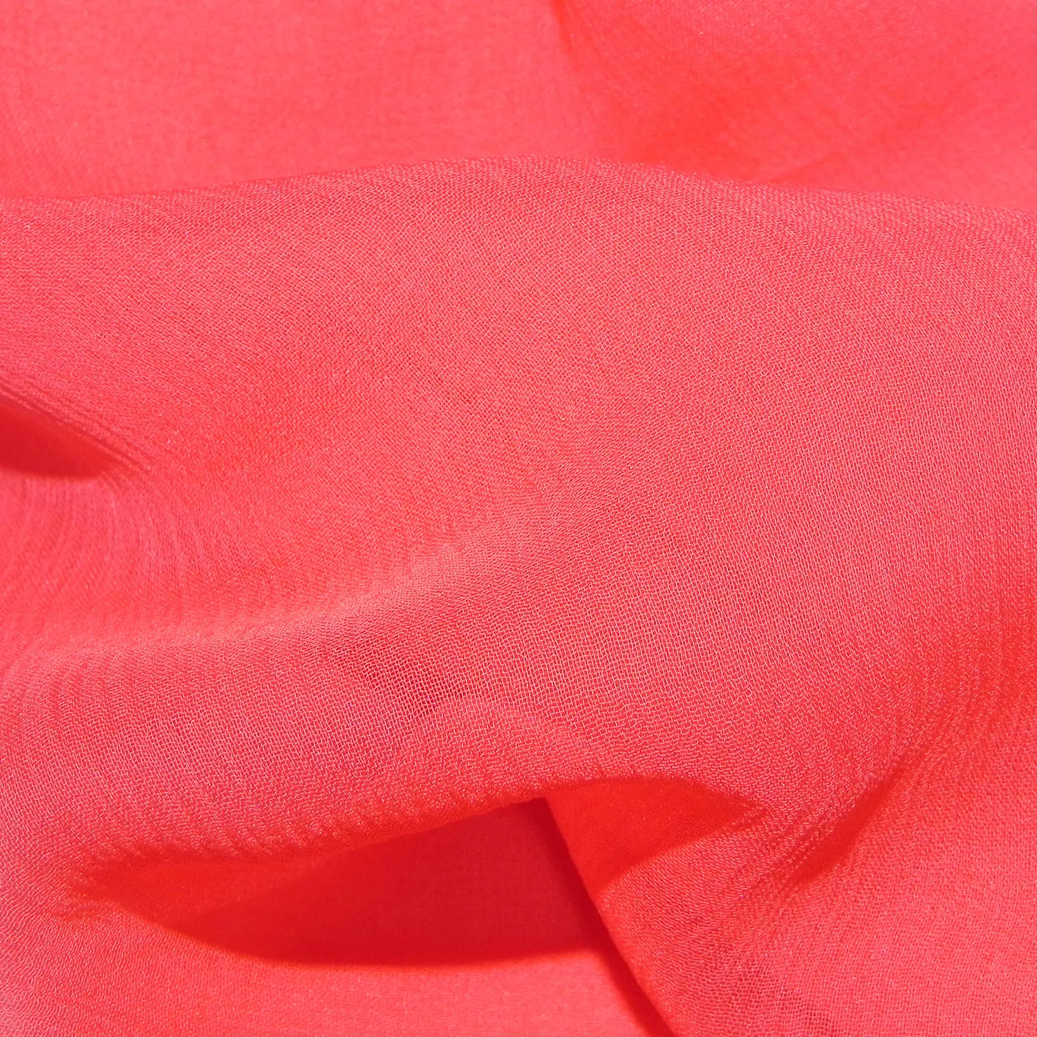 SILK CHIFFON - 35GSM - RUBY RED