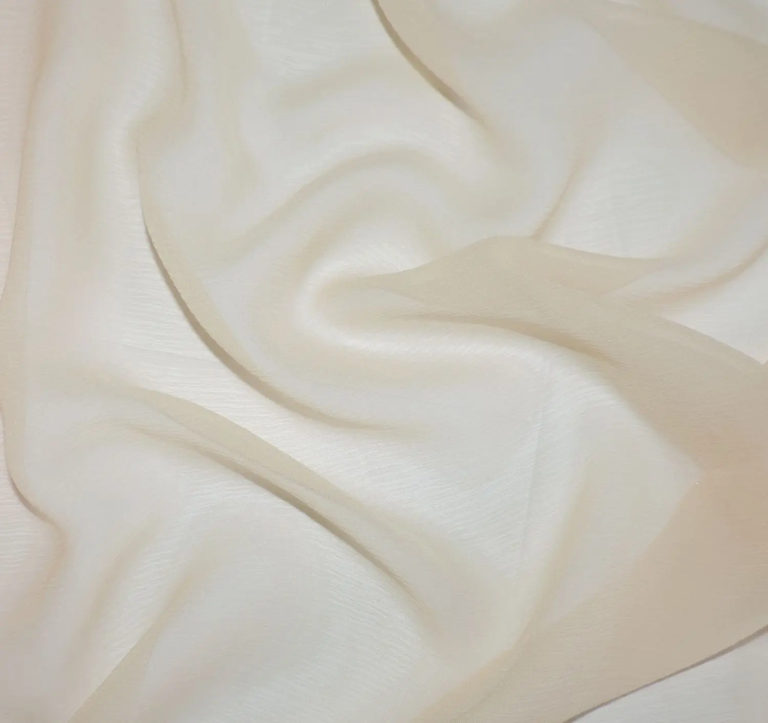 SILK CHIFFON - 35GSM - BUTTERMILK