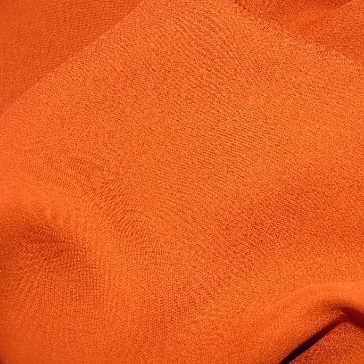 DOUBLE GEORGETTE - BURNT ORANGE