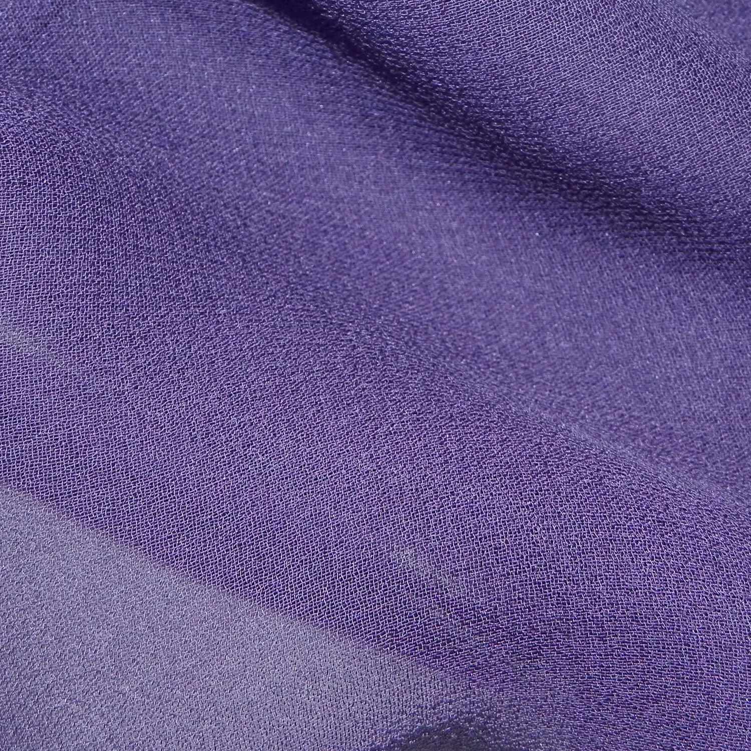 SILK GEORGETTE - 34GSM - AUBERGINE