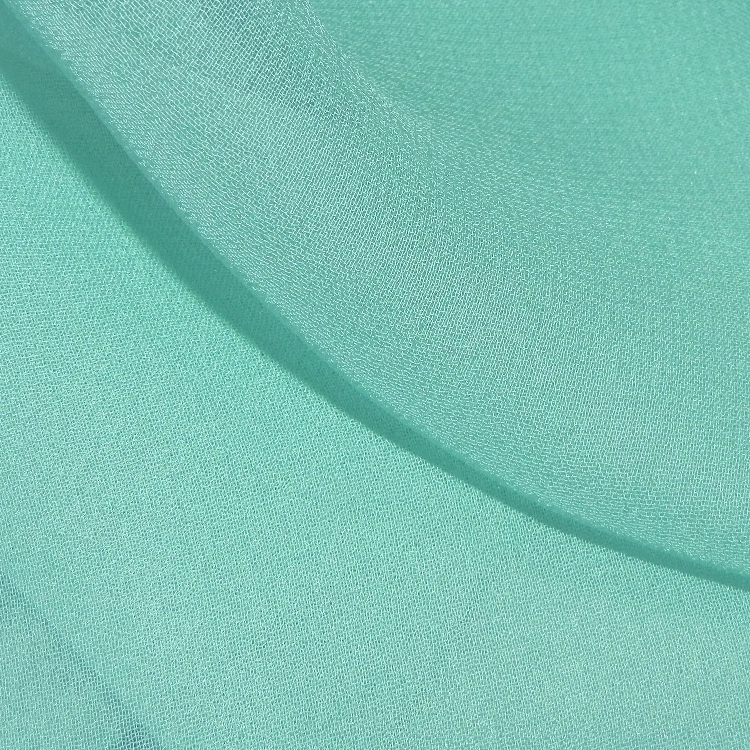 SILK GEORGETTE - 34GSM - LIGHT TURQUOISE