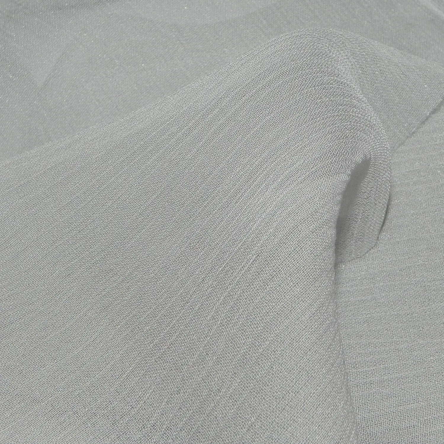 SILK CHIFFON - 35GSM - SILVER