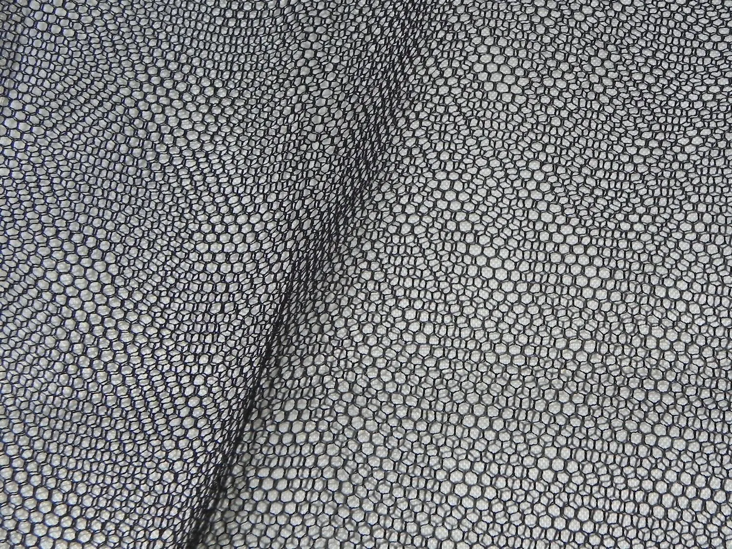 HEAVY TULLE BLACK-SAMPLE