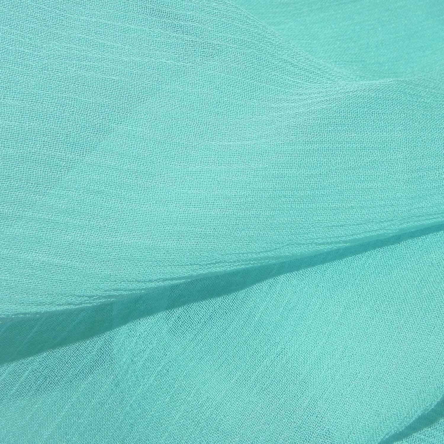 SILK CHIFFON - 35GSM - LIGHT TURQUOISE