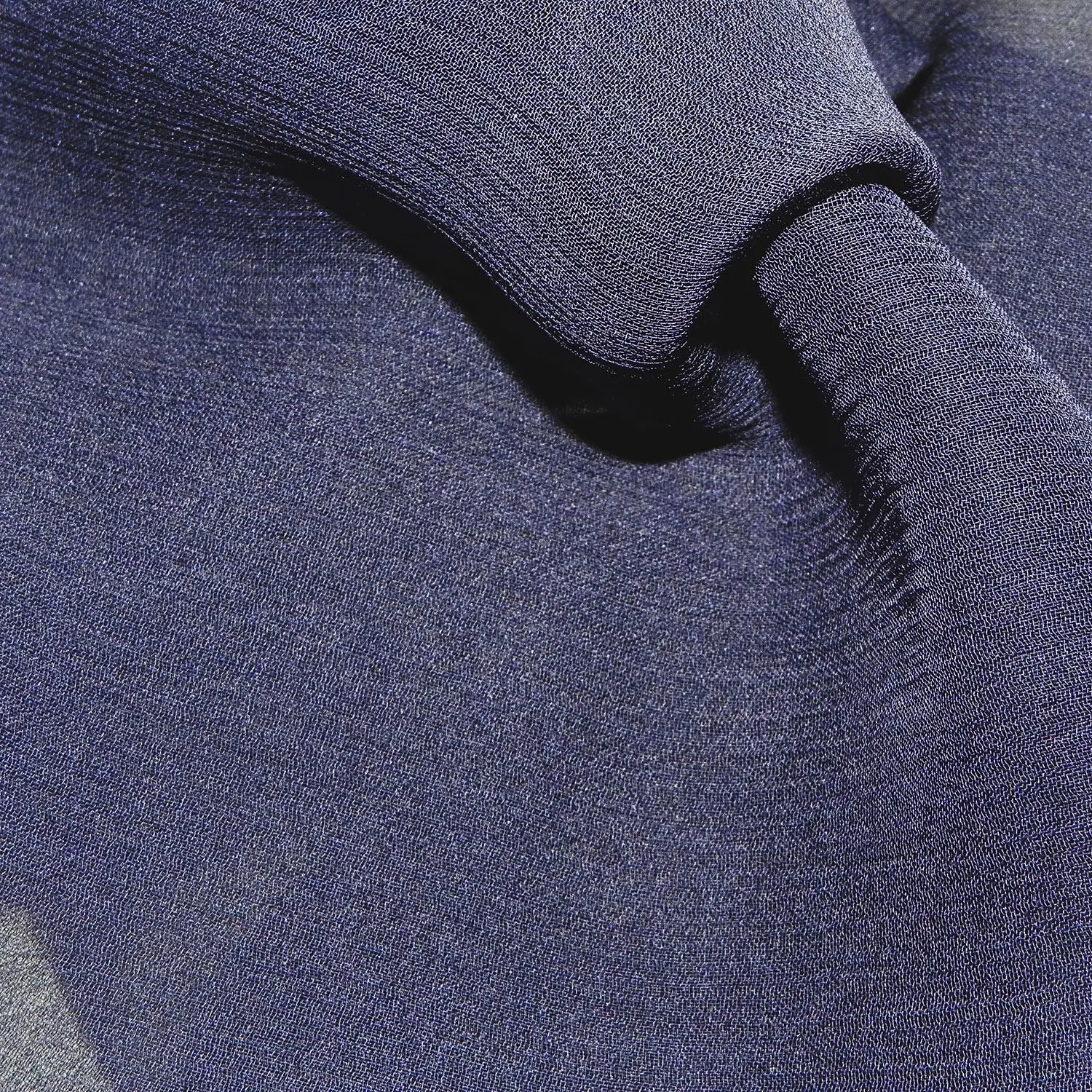 SILK CHIFFON - 35GSM - NAVY