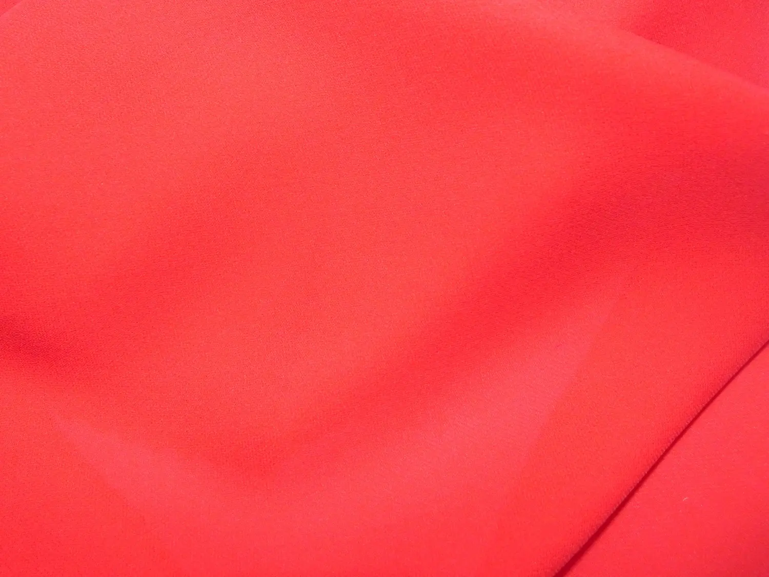 DOUBLE GEORGETTE - SCARLET