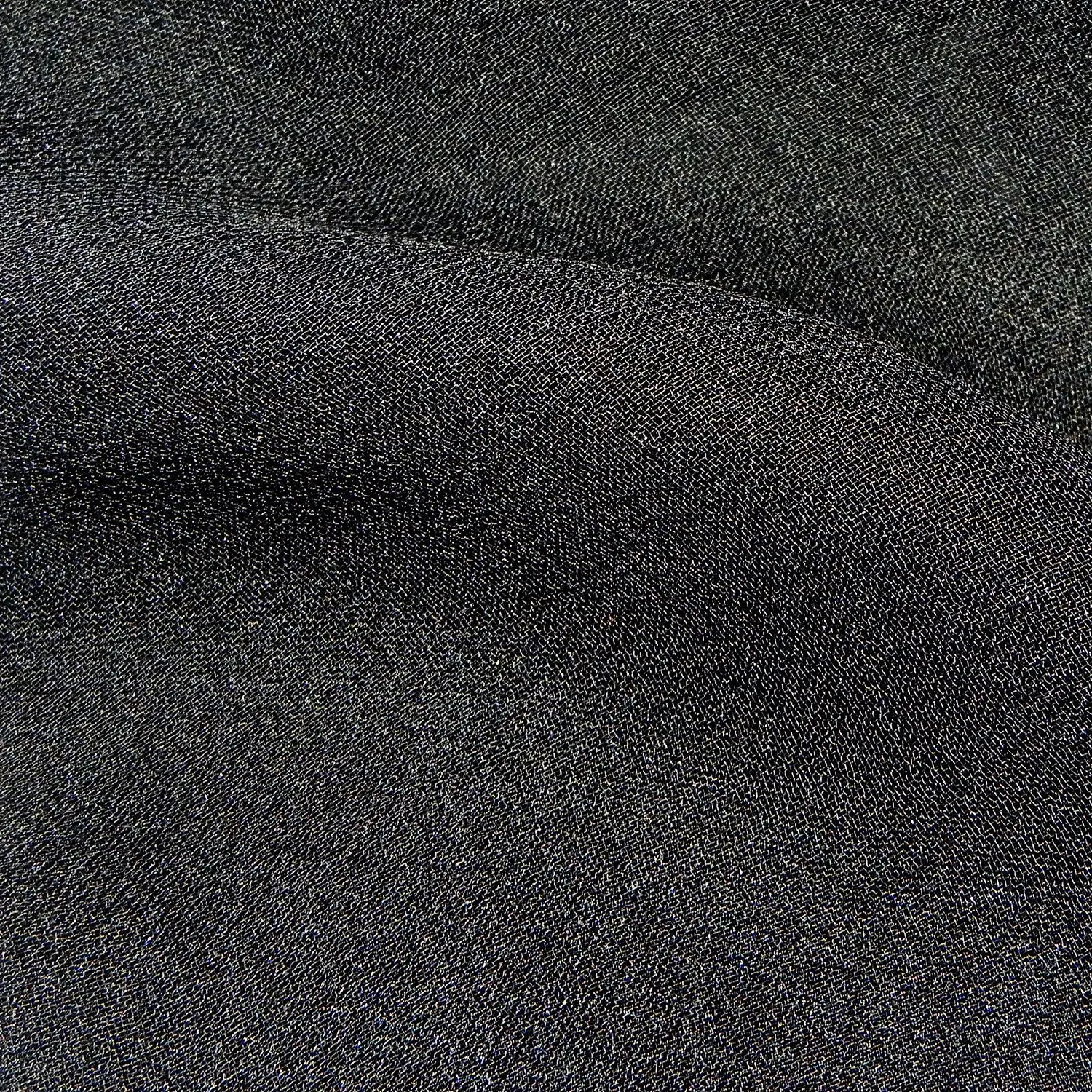 SILK GEORGETTE - 34GSM - BLACK