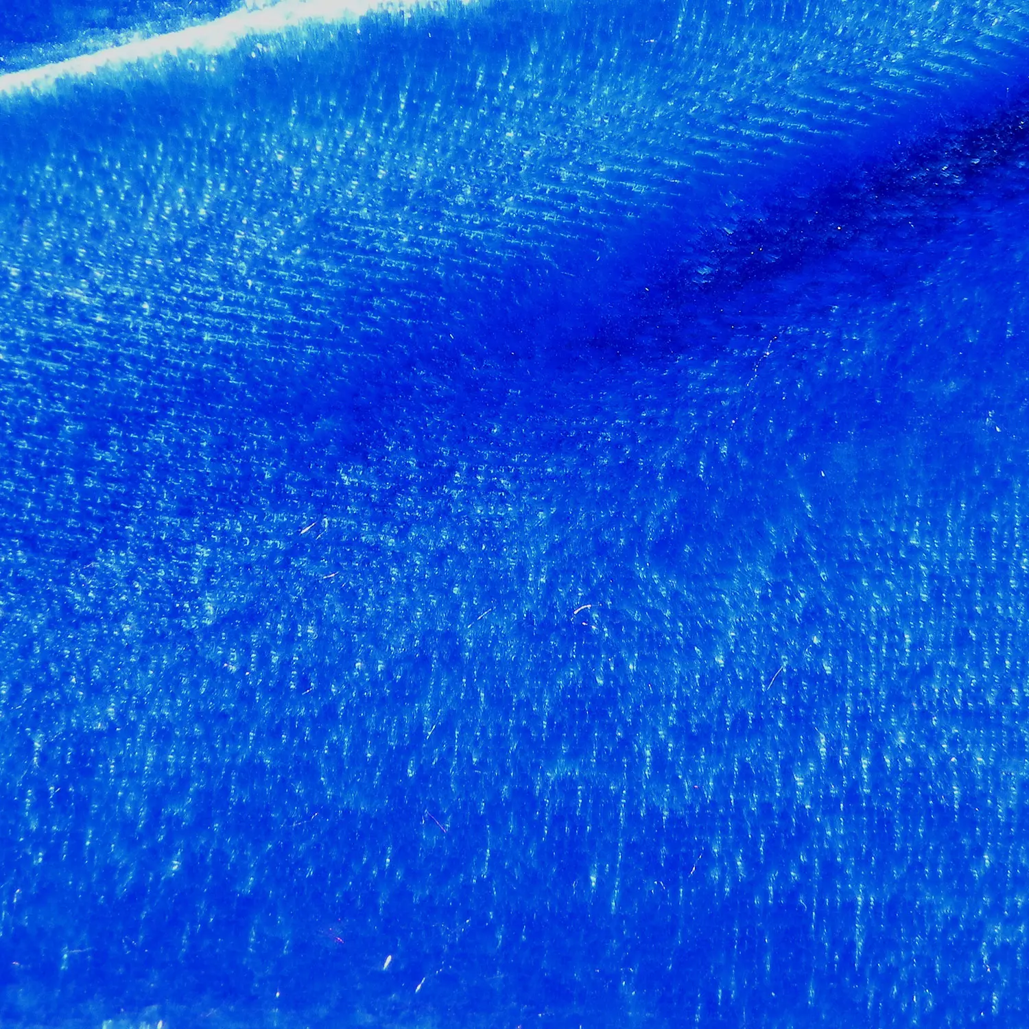 SILK / VISCOSE VELVET - ELECTRIC