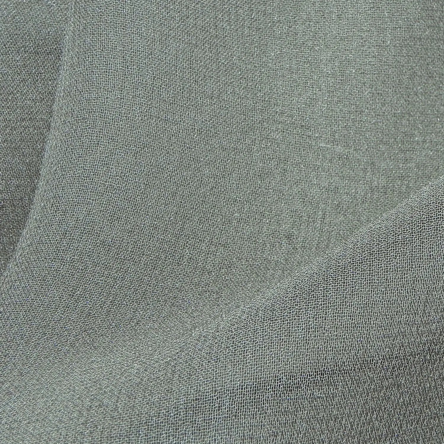 SILK GEORGETTE - 34GSM - TIMBER WOLF