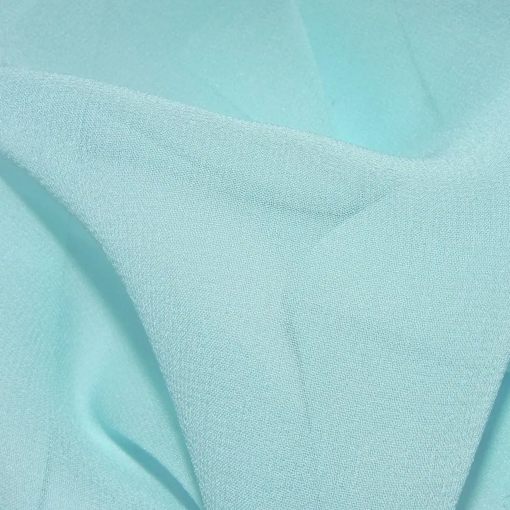 SILK GEORGETTE - 34GSM - ALASKAN BLUE