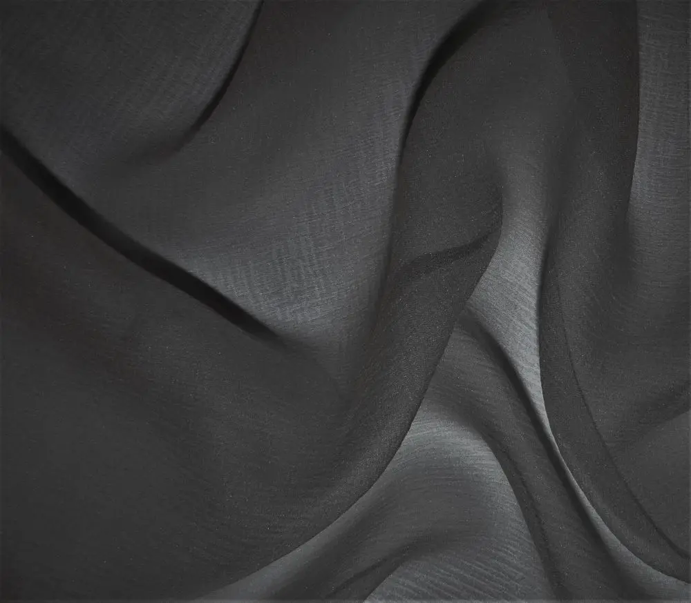 FRENCH CHIFFON - BLACK