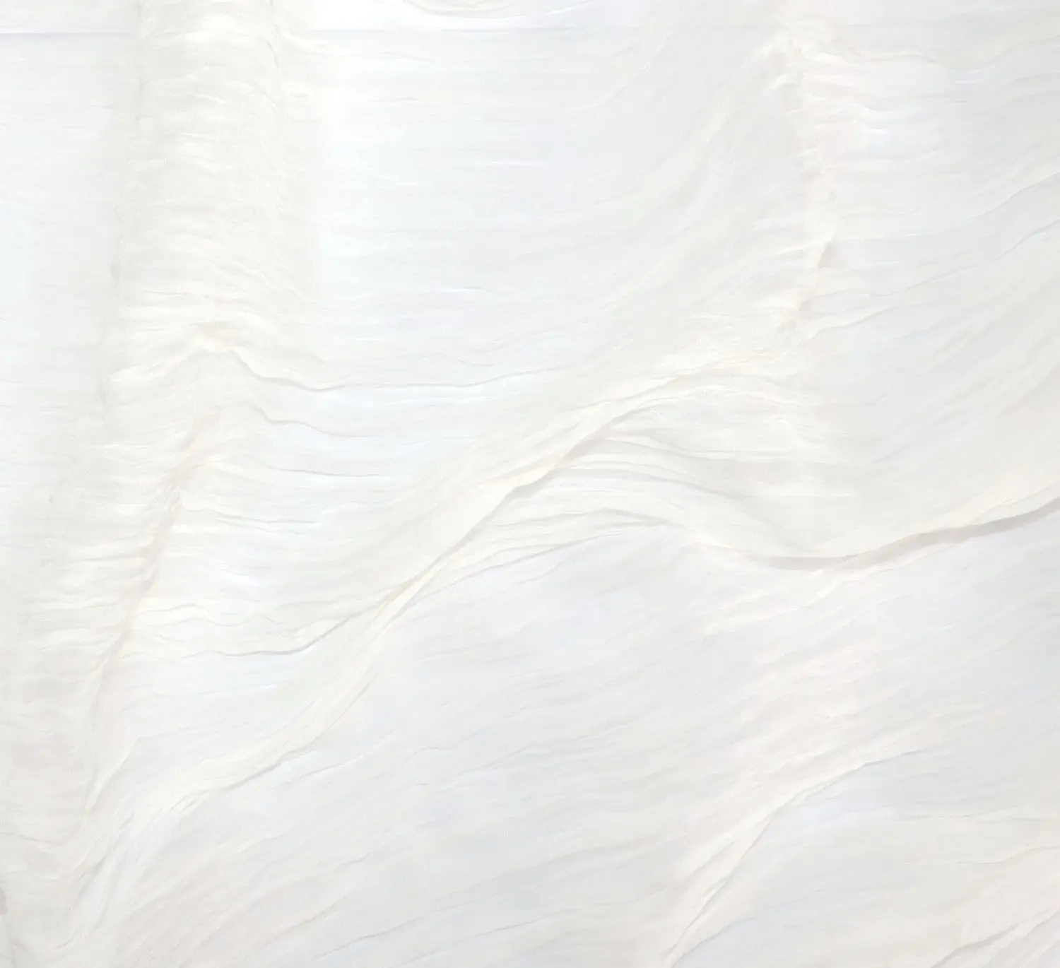 TWISTED CRUSH CHIFFON BLEACHED WHITE-SAMPLE
