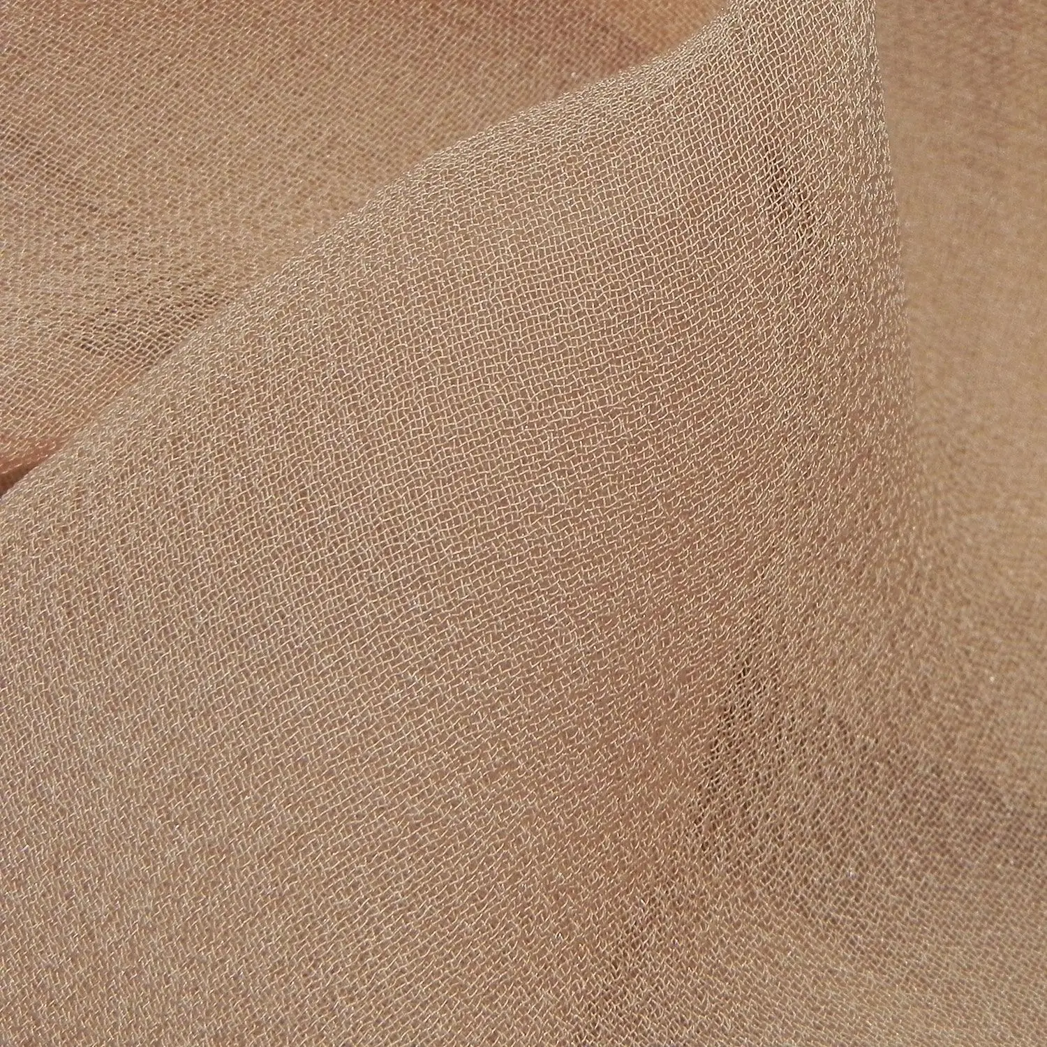 SILK GEORGETTE - 34GSM - FROSTED ALMOND