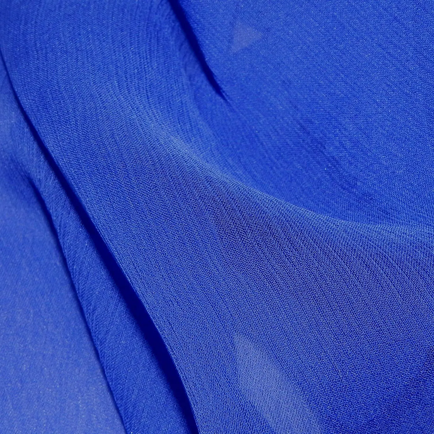 SILK CHIFFON - 35GSM - DEEP WATER